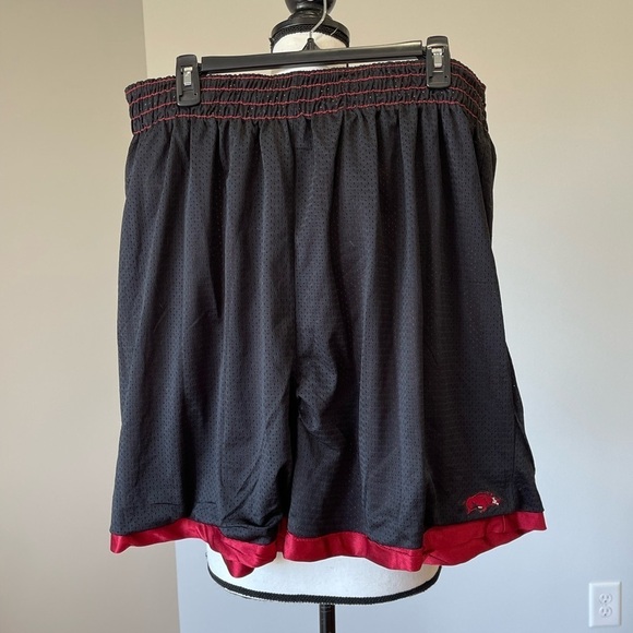 Team Starter Arkansas Razorbacks Reversible Shorts New With Tags basketball gym - Picture 3 of 16